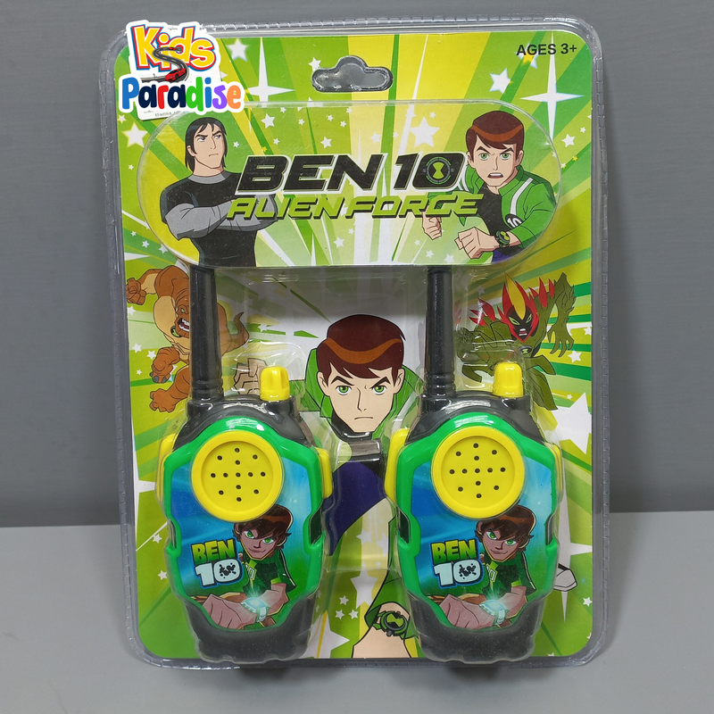 Colorful Electronic Children Wireless Ben 10 Walkie Talkie Interactive Long Reception Distance Toy For Kids
