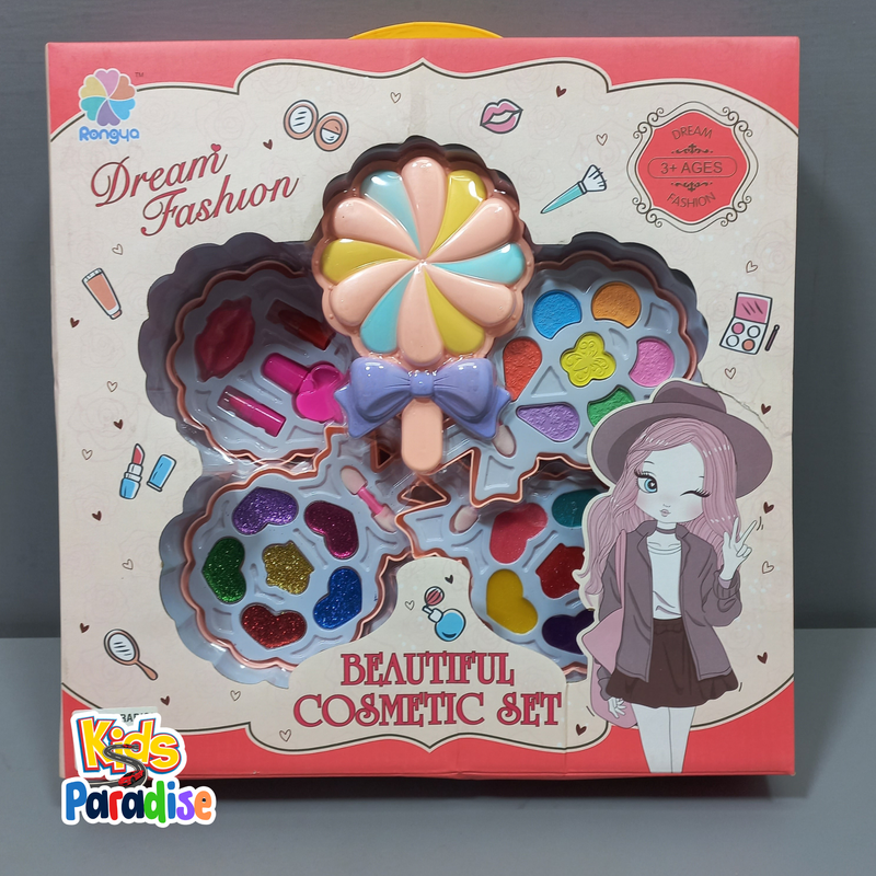 Fashion Princess Makeup Kit Play Party Girls Beauty Set Toy