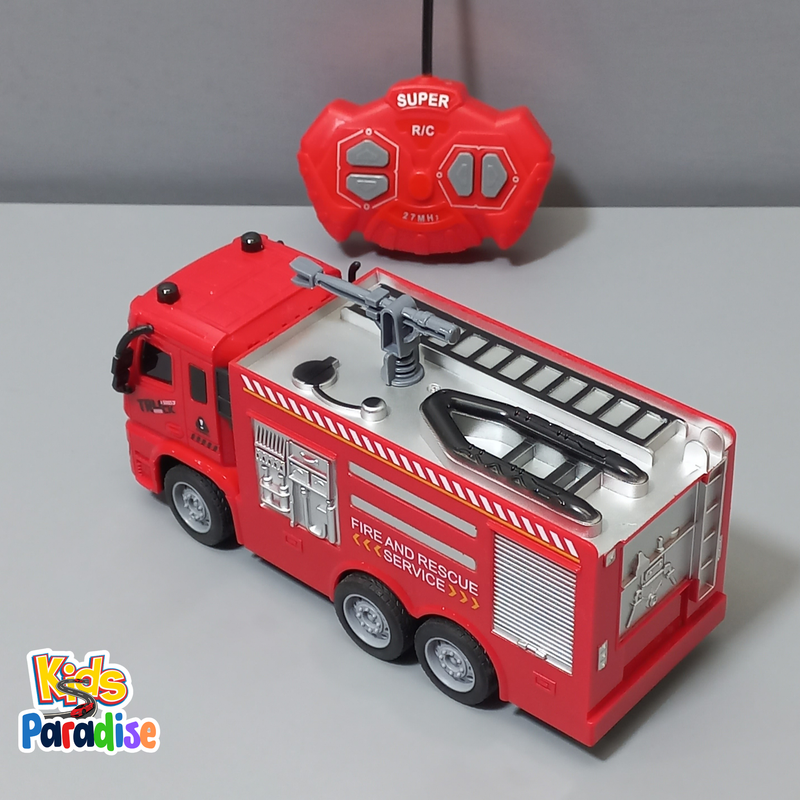 1:30 Scale Fire Truck Model Remote Control Simulation Car Toy