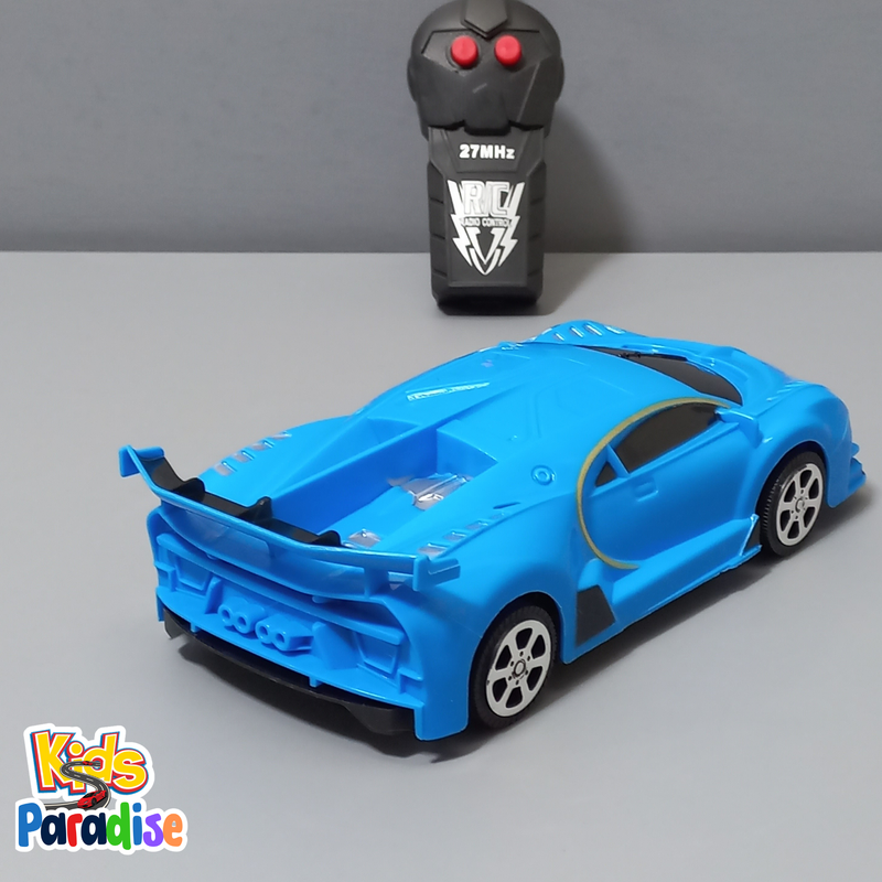 1:20 Scale Blue Bugatti Chiron Remote Control Racing Model Car With Lights