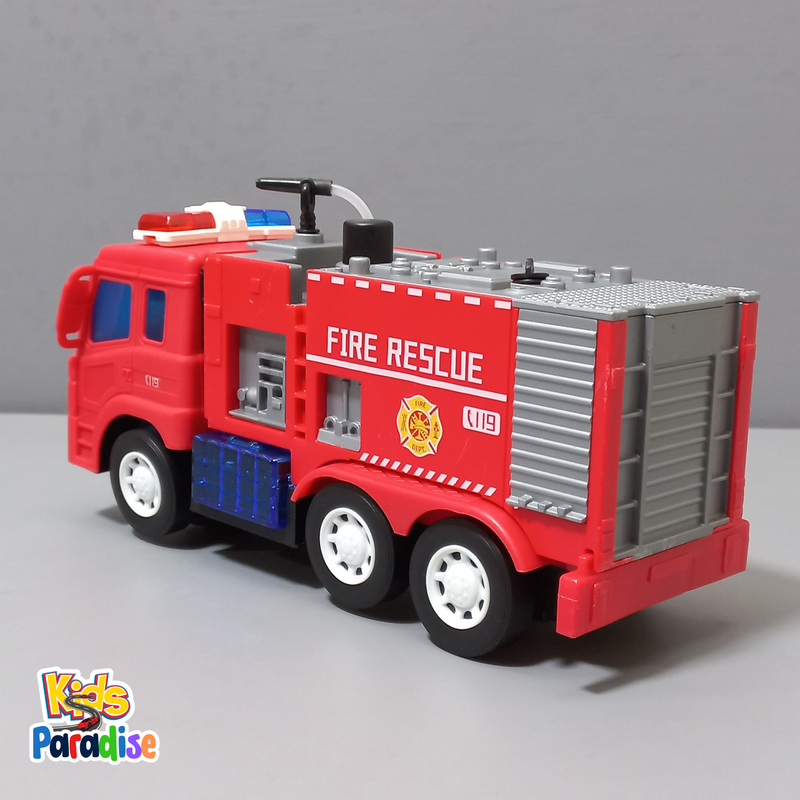 Rescue Fire Engine with Water and light Truck Toy 107-7