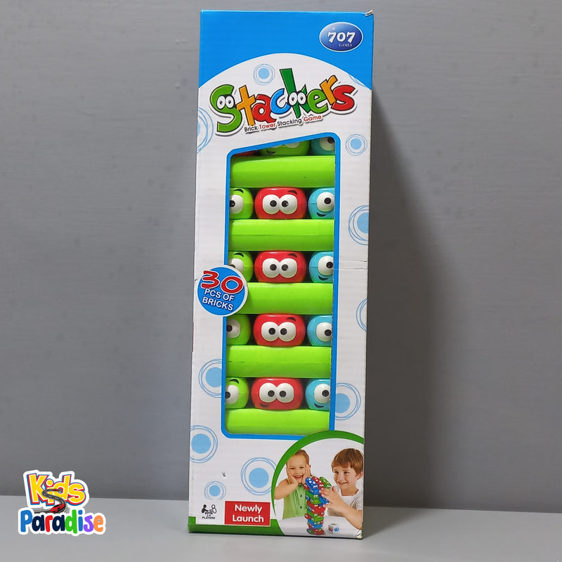 Stackers Colorful Brick Tower Stacking Game For Kids and Adult 30 Pcs