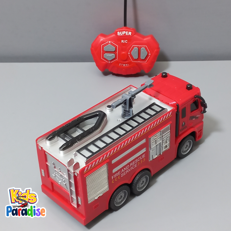 1:30 Scale Fire Truck Model Remote Control Simulation Car Toy