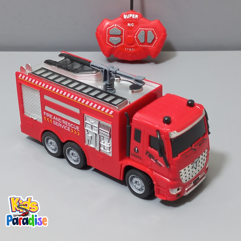 1:30 Scale Fire Truck Model Remote Control Simulation Car Toy