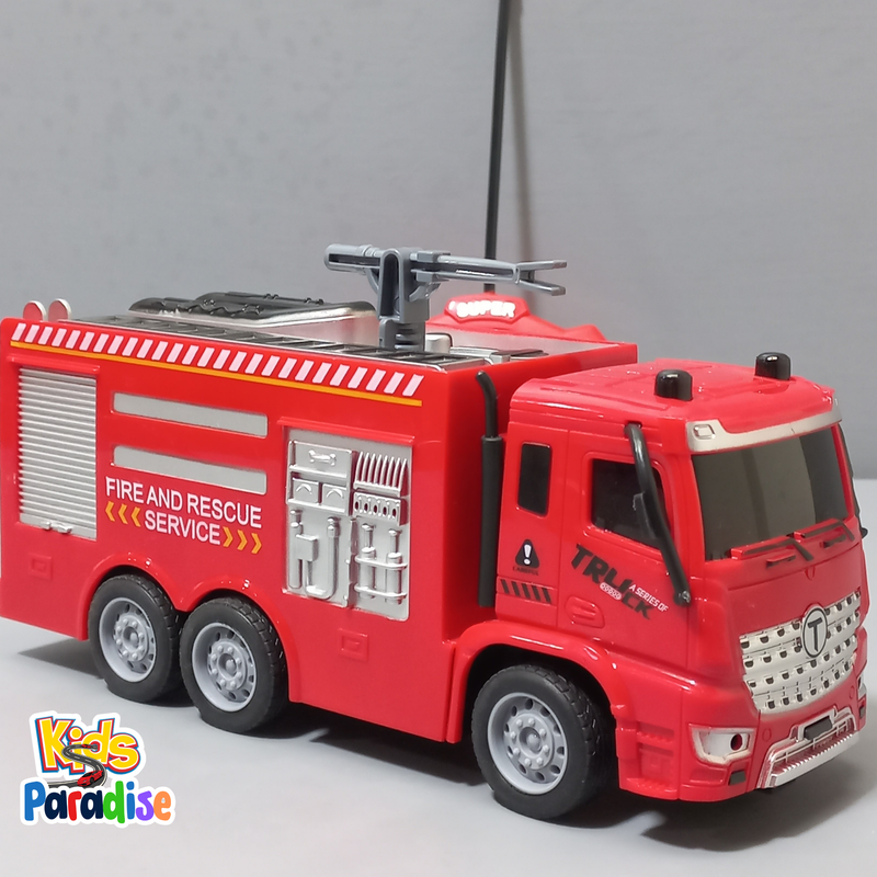 1:30 Scale Fire Truck Model Remote Control Simulation Car Toy