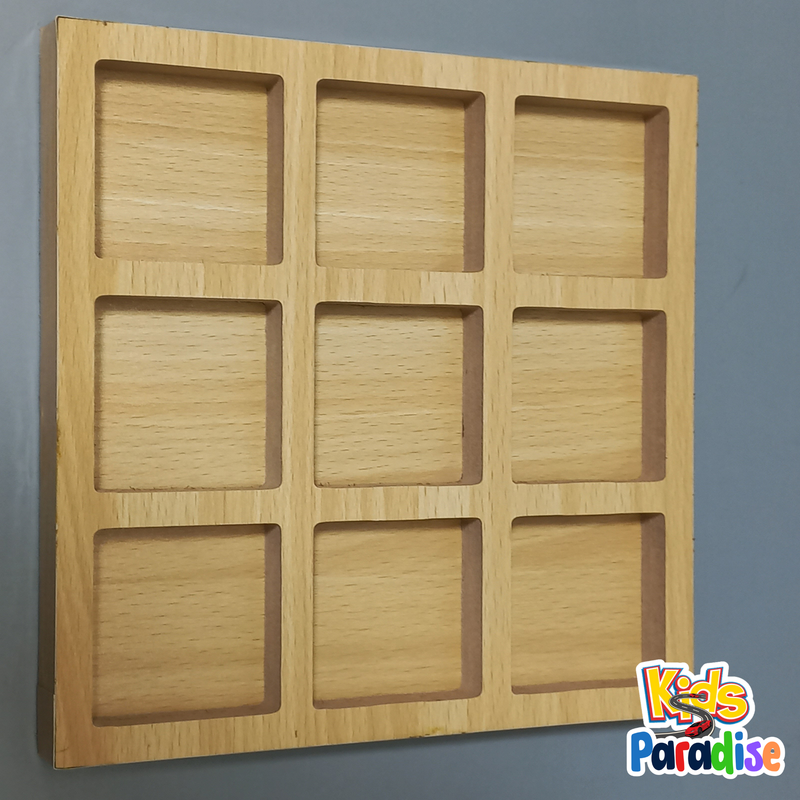 Tic Tac Toe Wooden Board Game Traditional Board Game