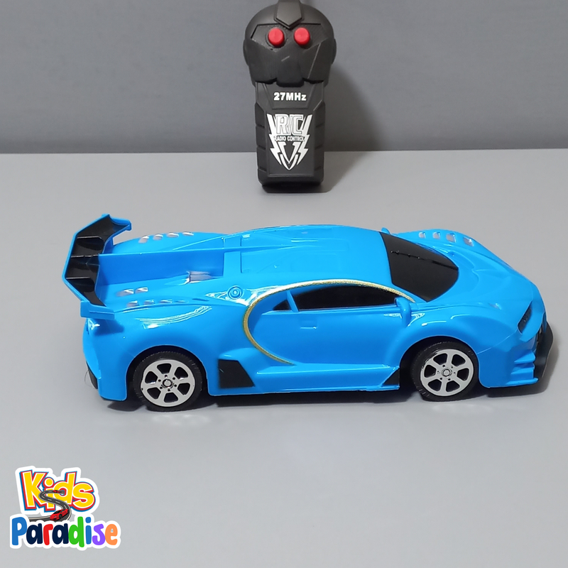 1:20 Scale Blue Bugatti Chiron Remote Control Racing Model Car With Lights
