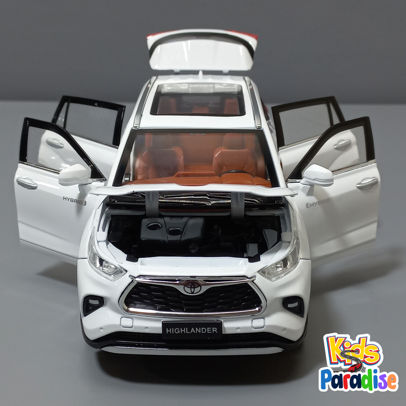Toyota Highlander Hybrid SUV 1:24 Scale Diecast Model Car