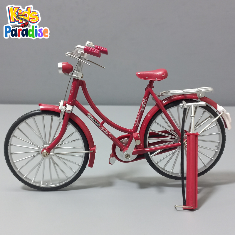 Alloy Bicycle Model Ornament 1:10 Scale Diecast Model Bicycle