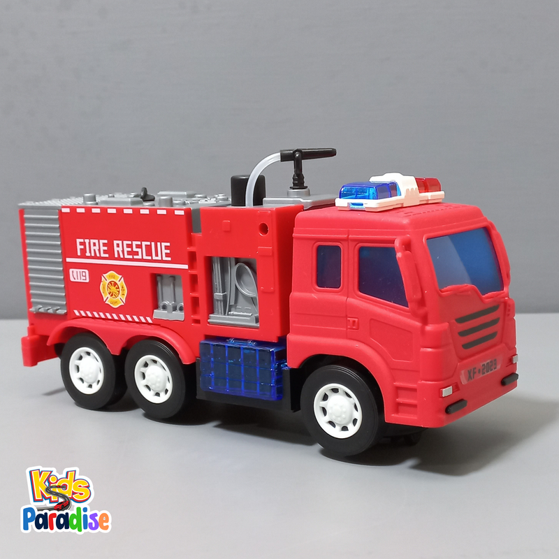 Rescue Fire Engine with Water and light Truck Toy 107-7