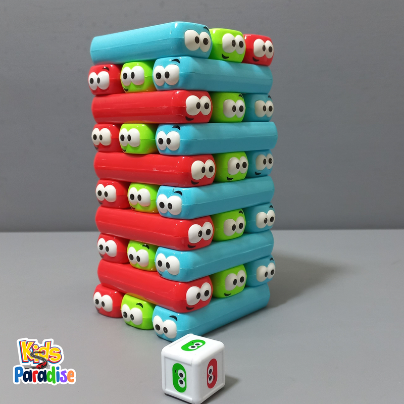 Stackers Colorful Brick Tower Stacking Game For Kids and Adult 30 Pcs