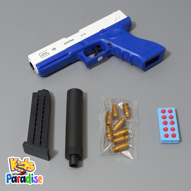 Glock Gun With Soft Bullets Trending Toy