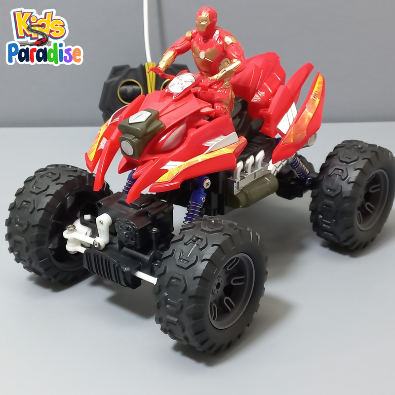 4WD Remote Control Off-Road 4 Wheel Quad Bike Rock Crawler Iron Man 3 Edition