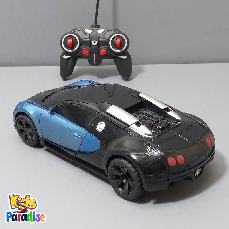 1:18 Scale Deformable Robot Transformation Remote Control Car