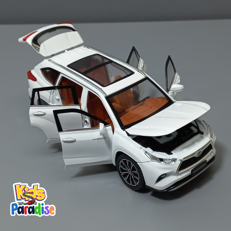 Toyota Highlander Hybrid SUV 1:24 Scale Diecast Model Car