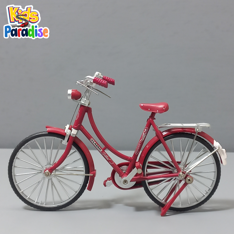 Alloy Bicycle Model Ornament 1:10 Scale Diecast Model Bicycle