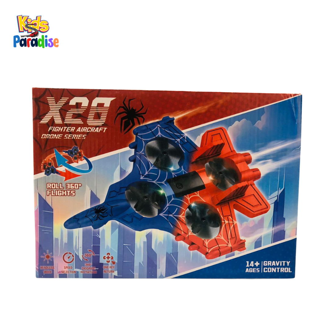 RC Combat Aircraft Drone – Remote Control Flying Jet Toy for Kids & Beginners