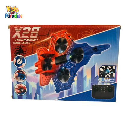 RC Combat Aircraft Drone – Remote Control Flying Jet Toy for Kids & Beginners