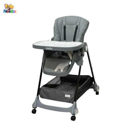 Kidilo Baby High Chair KT908 — 3-in-1 Multifunctional High Chair, Recliner &amp; Bed