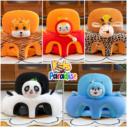 Cute Cartoon Animal Kids Chair Cushion Seat CZ01 SITTER 5 DESIGN Baby Support Seat Case Learning To Sit Comfort for Toddlers Kids Paradise by Seerat