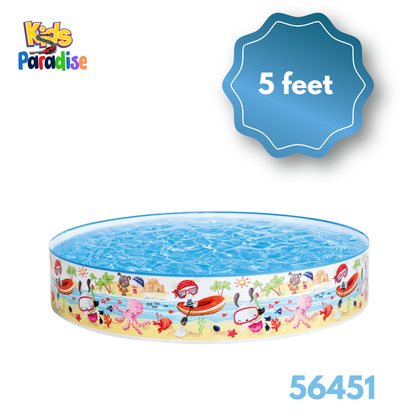 Little Quackers' First Pool – Intex 5ft Duckling SnapSet Pool | 56451 (5' x 10")