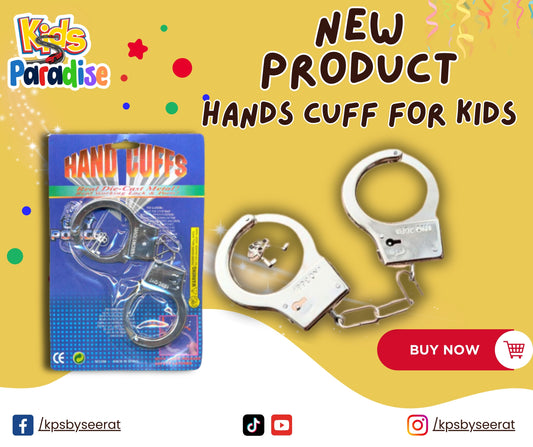 Metal Handcuffs with Keys Kid-Sized