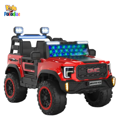 Kids Electric Ride-On Racing Car – Battery Powered Driving Car with Lights, Music & Parental Remote Control