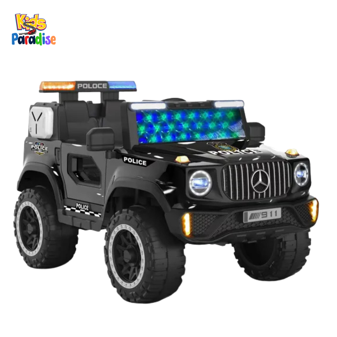 Kids Electric Ride-On Racing Car – Battery Powered Driving Car with Lights, Music & Parental Remote Control