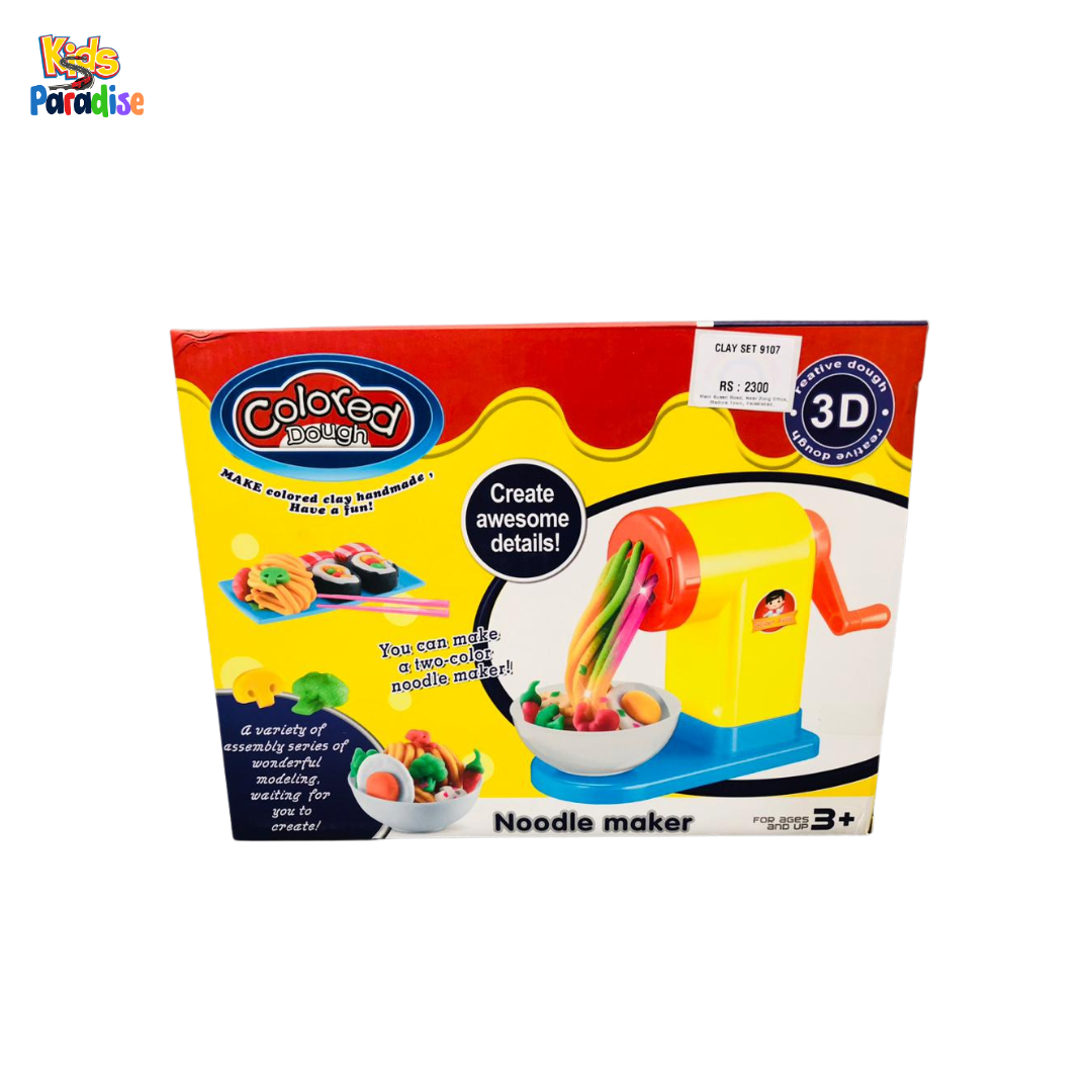 Creative 3D Noodle Maker – Interactive Colored Dough Set CLAY SET 9107