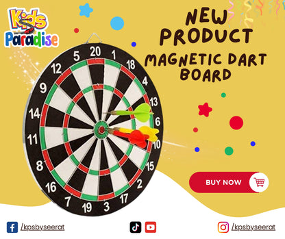 Magnetic Dart Board Game - 16 Inches