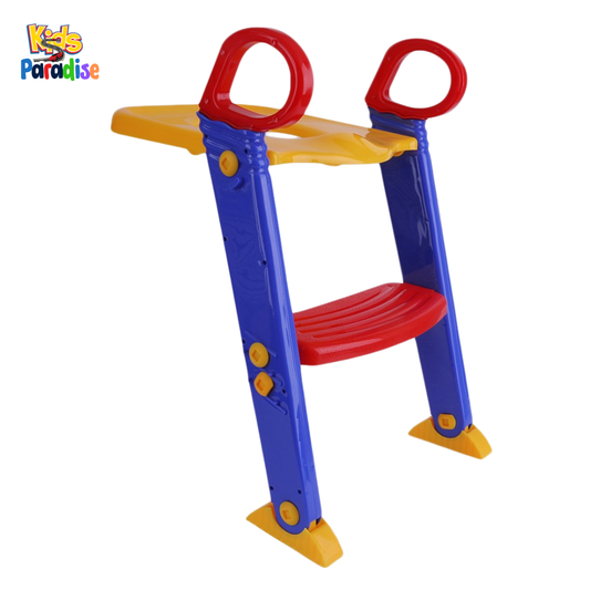 Foldable Kids Toilet Trainer Ladder & Potty Seat – Safe & Easy Toilet Training