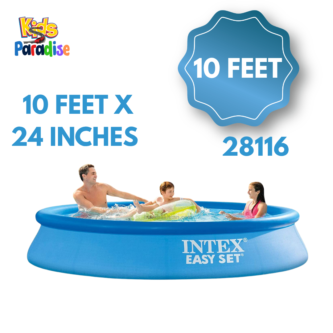 Family Fun Expanded – Intex 10ft Easy Set Inflatable Pool | 28116 (10' x 24")