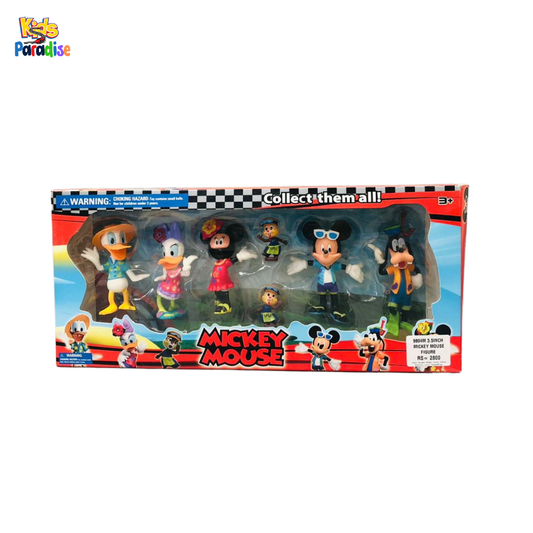 Mickey Mouse and Friends Beach Vacation Action Figure Set for Kids