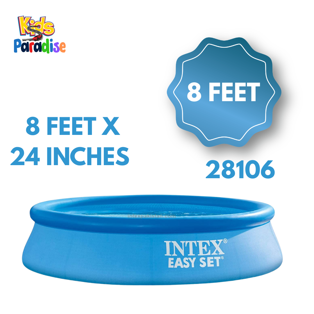 Backyard Oasis Upgrade – Intex 8ft Easy Set Inflatable Pool | 28106 (8' x 24")