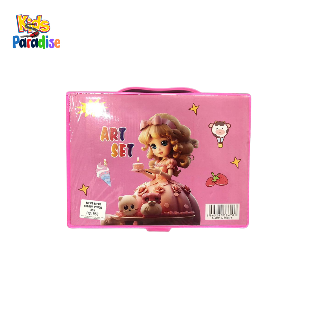 68PCS Colour Pencil Box Art Set