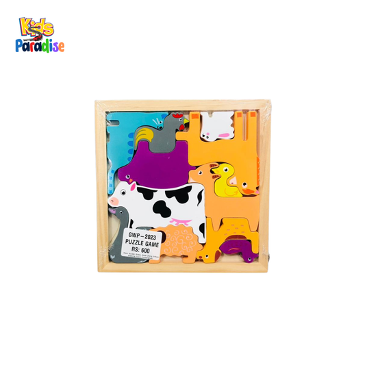 GWP-2023 Wooden Tetris Puzzle Game