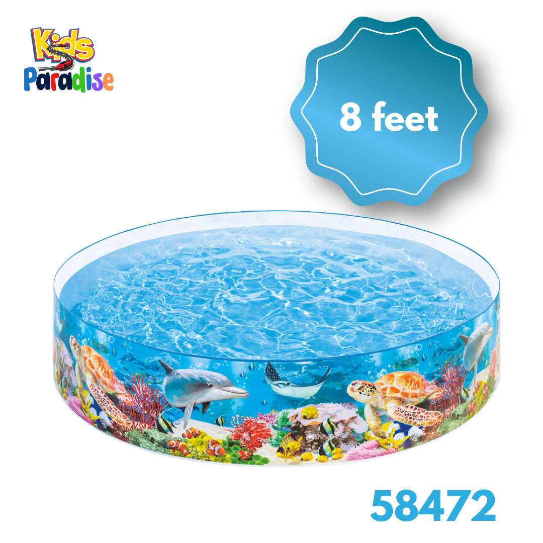 Dive Into Deep Blue – Intex Deep Blue Sea SnapSet Pool 96x15in | 58472