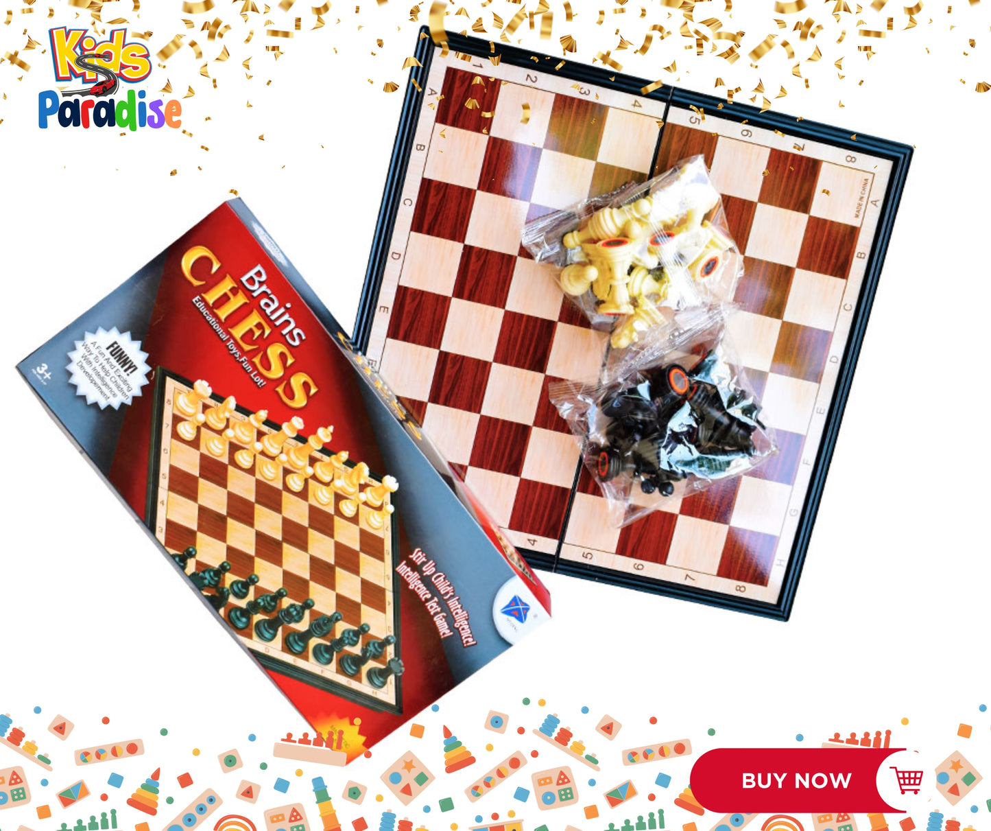 Magnetic Chess Brain Game