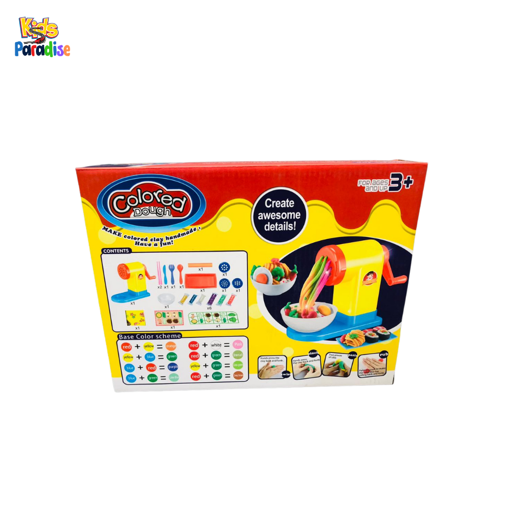Creative 3D Noodle Maker – Interactive Colored Dough Set CLAY SET 9107