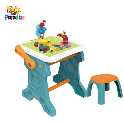 Multi-Functional 2-In-1 Creative Learning Table and Drawing Board 2055