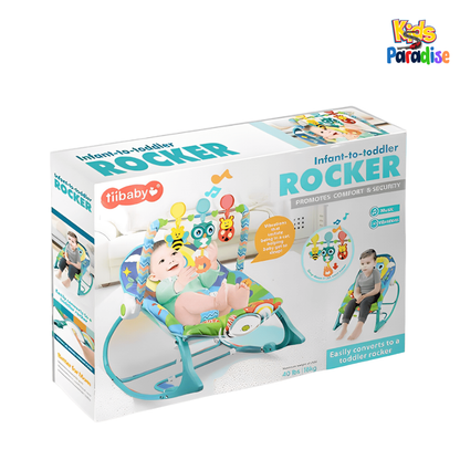 TIIBABY Infant-to-Toddler Rocker