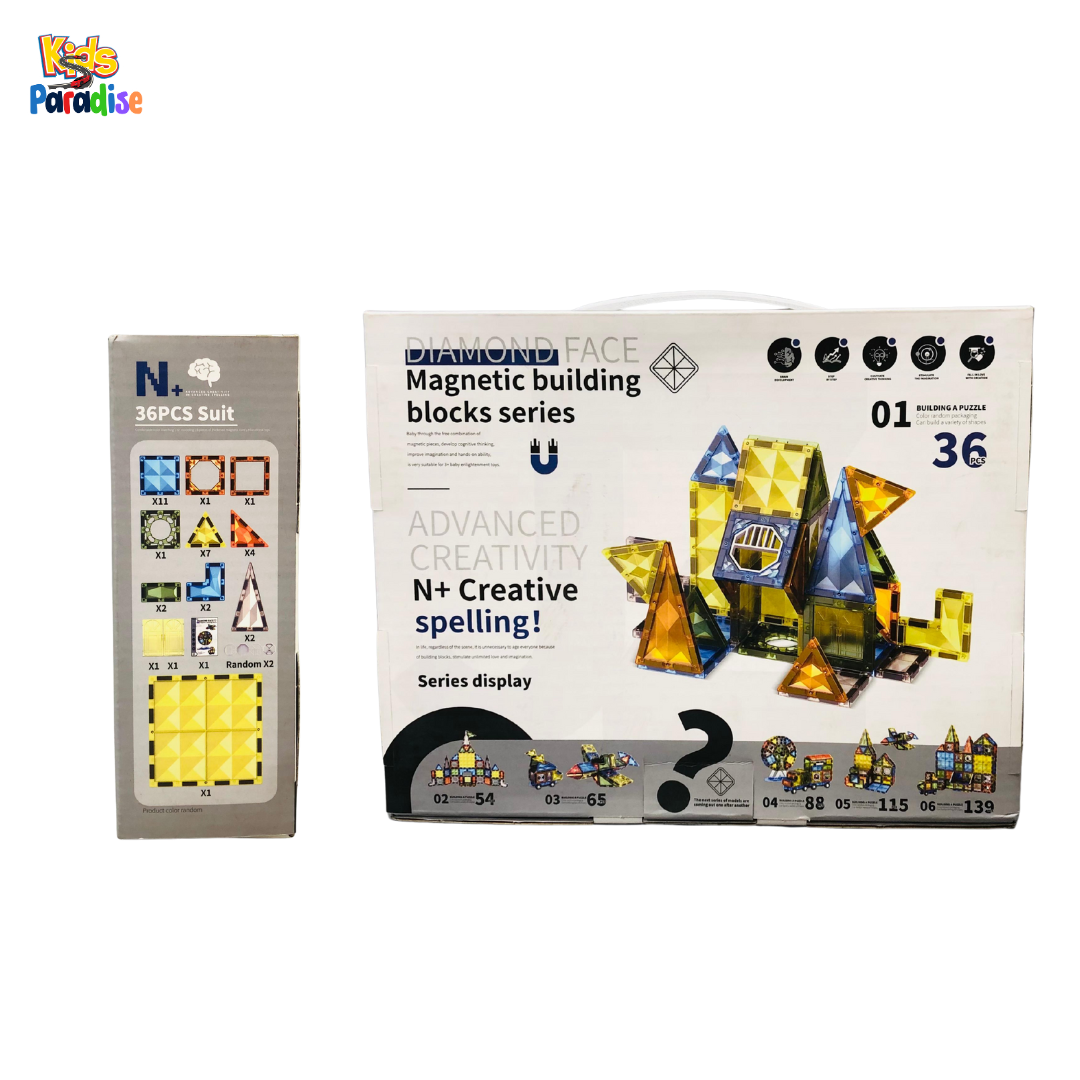 Little Angels Diamond Face Magnetic Building Blocks 6650-A