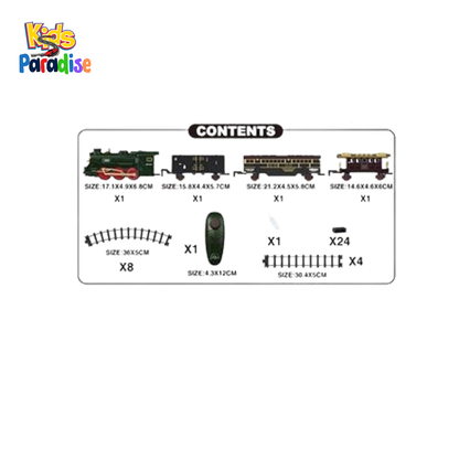Classic Remote Control Steam Train Set 699-148A