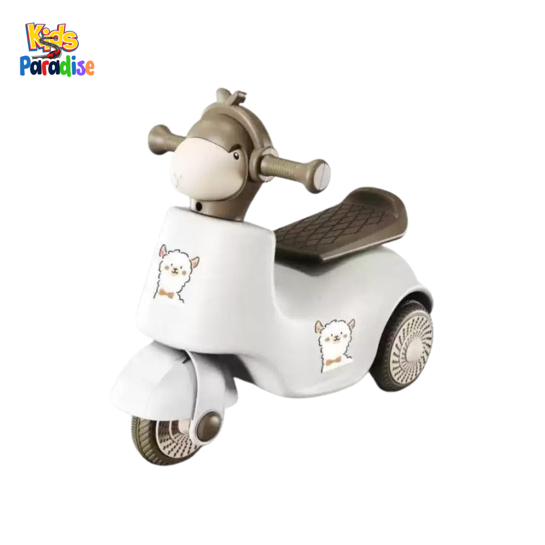 Vespa-Style Ride-On Push Car for Kids – Toddler Push Scooter (1–3 Years)