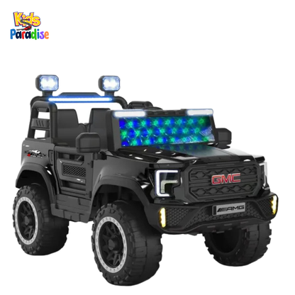 Kids Electric Ride-On Racing Car – Battery Powered Driving Car with Lights, Music & Parental Remote Control