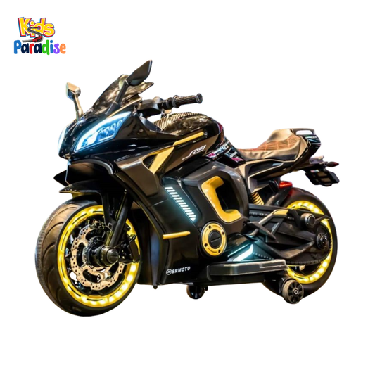Yamaha R9 Kids Electric Ride-On Bike with EVA Tyres – 12V Rechargeable Motorcycle for Toddlers & Kids
