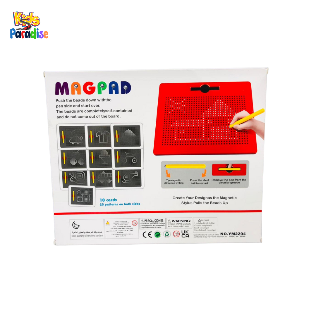 MAGPAD Magnetic Drawing Board with 748 Steel Balls NO. YM2204