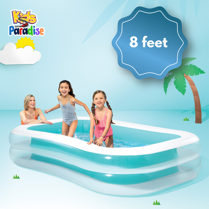 Room for Everyone – Intex Swim Center Family Pool 103x69x22in | 56483 (8ft x 5.8ft x 22")