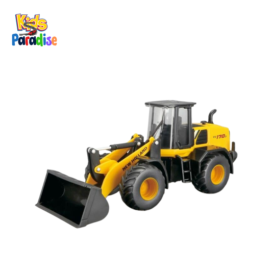 Bburago New Holland W170C Wheel Loader 1:50 Scale Diecast Construction Model Yellow and Black