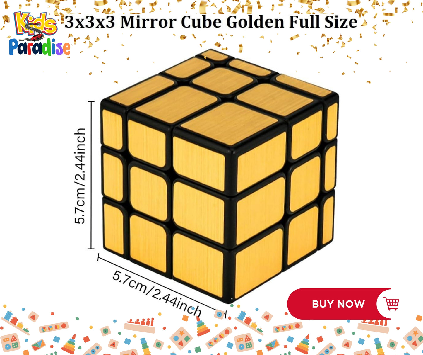 Mirror Cube Collection - 3x3 Gold Silver Magic Puzzle